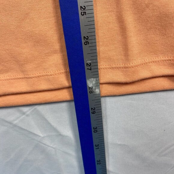 Karen Scott Shirt Womens Plus size 1X Orange Short Sleeve Scoop Neck Cotton New - Picture 5 of 7